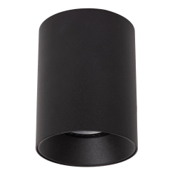 GERTI - Plafon - Ø 8 cm - 1xGU10 - Black - Essential 09945/01/30 LUCIDE
